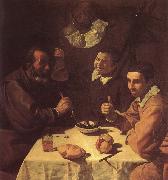 VELAZQUEZ, Diego Rodriguez de Silva y, The three man beside the table